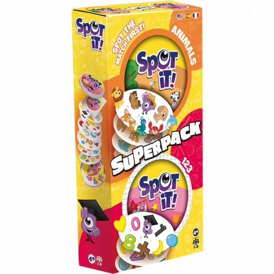 Spot it! - Super Pack Animaux / 1,2,3 (ML)