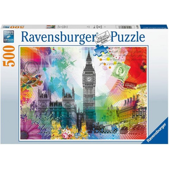 Ravensburger - Casse-tête Carte de Londres 500 pièces