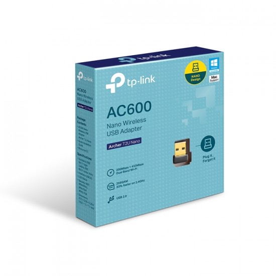 TP-Link Archer T2U Adaptateur USB Sans fil Nano AC600
