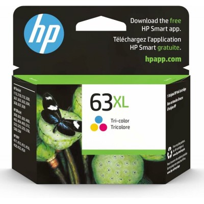 Cartouche d'encre HP 63XL Couleur