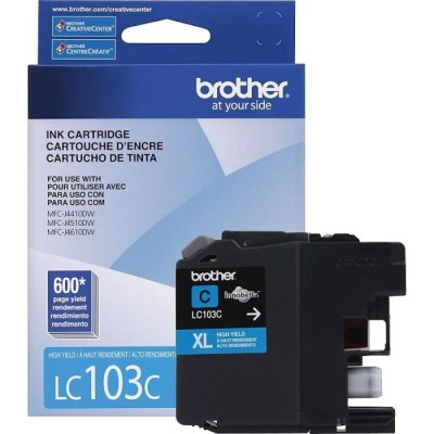 Cartouche d'encre Brother LC103XL Cyan