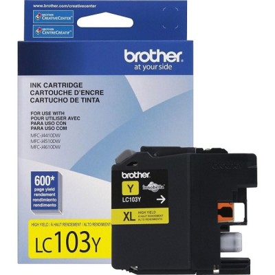 Cartouche d'encre Brother LC103XL Jaune
