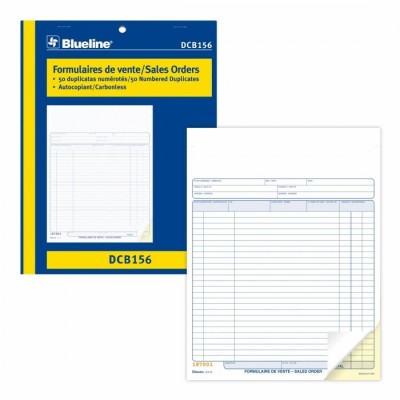 Blueline - Formulaire de vente (DCB156) 2 copies