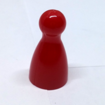 Pions Halma 24mm (rouge) unité