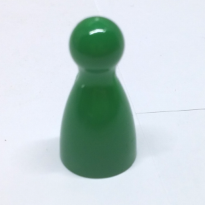 Pions Halma 24mm (vert) unité