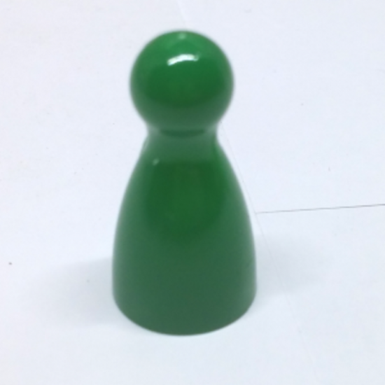 Pions Halma 24mm (vert) unité