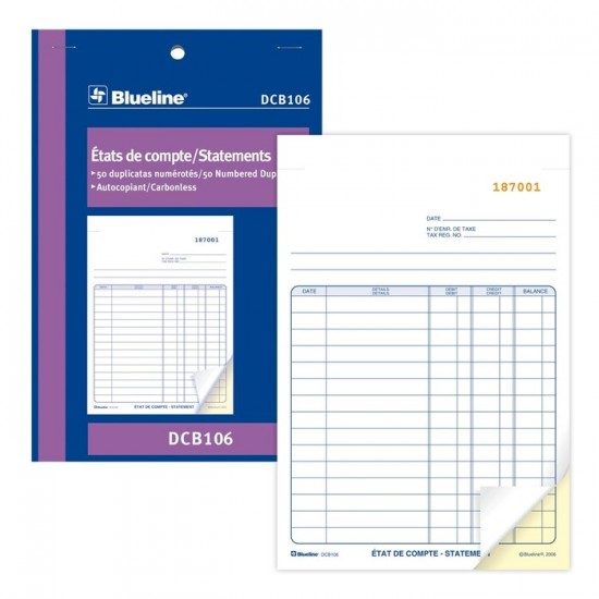 Blueline - États de compte (DCB106) 2 copies