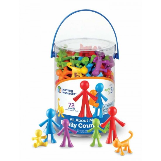 Learning resources - All about me family counters