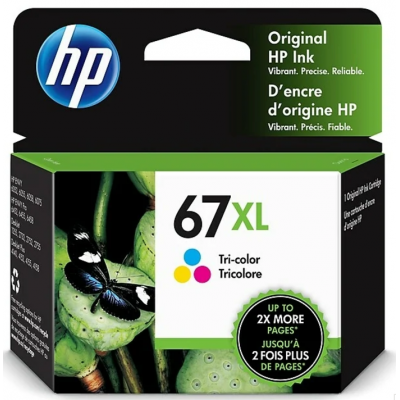Cartouche d'encre HP 67XL Tricolore