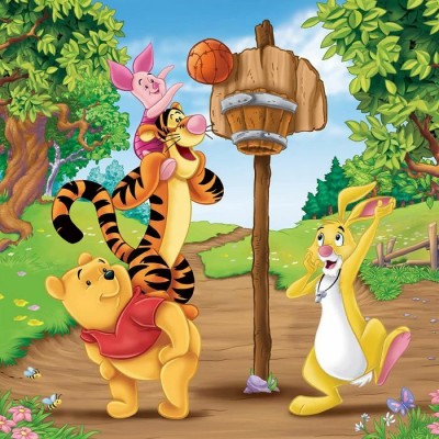 Ravensburger - Casse-tête Winnie l'ourson 3 x 49 pièces