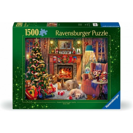 Ravensburger - Casse-tête Le réveillon de Noël 1500 pièces