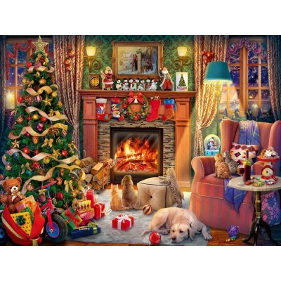 Ravensburger - Casse-tête Le réveillon de Noël 1500 pièces