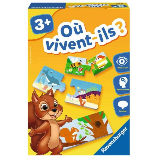 Ravensburger - Où vivent-ils?