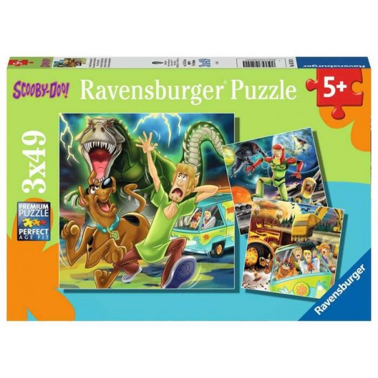 Ravensburger - Casse-tête Scooby-Doo 3 x 49 pièces