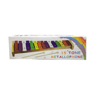 Xylophone en métal 15 tons en couleur