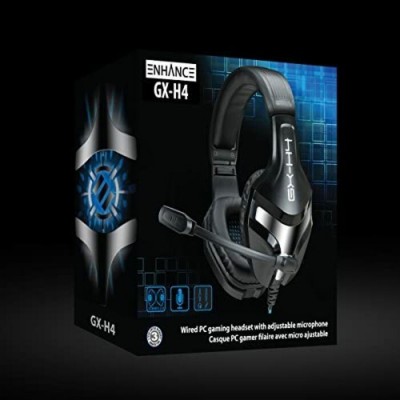 Casque de jeu stéréo ENHANCE GX-H4 avec microphone