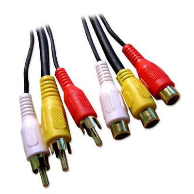 Câble composite Audio/Vidéo Mâle à Femelle 10...