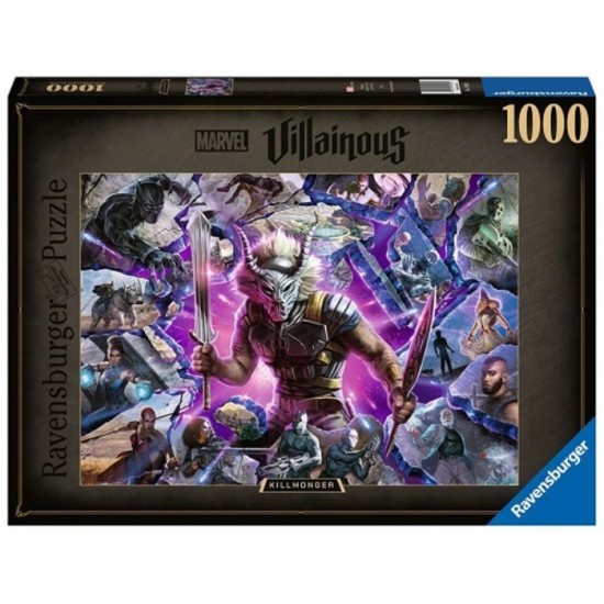 Ravensburger - Casse-tête Disney Villainous Killmonger 1000 pièces