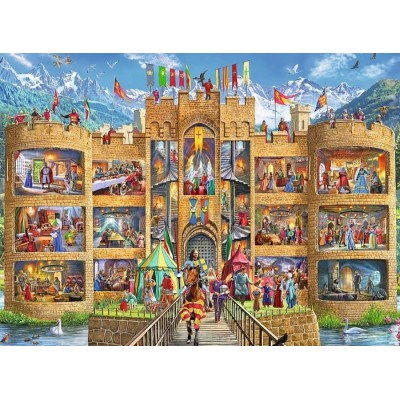 Ravensburger - Casse-tête Château des chevaliers 150 XXL pièces