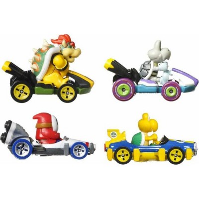 Hot Wheels - Mario Kart ensemble de 4 véhicules
