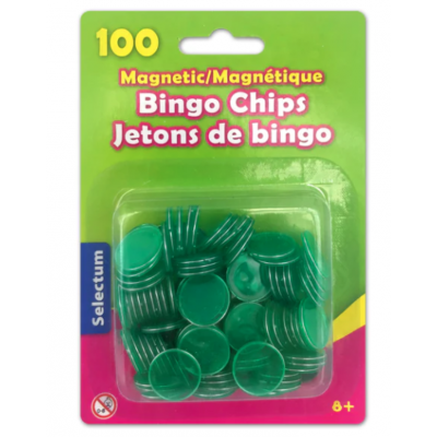 Jetons de bingo magnétiques verts