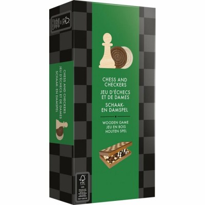 Jeu d'échecs et de dames pliable