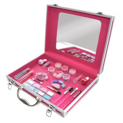 Valise de maquillage jet-set avec miroir