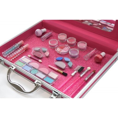 Valise de maquillage jet-set avec miroir