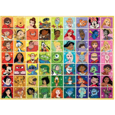 Ravensburger - Casse-tête Palette couleur Disney 100 pièces XXL