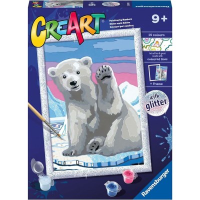 CreArt - Peinture par numéros Ours polaire...