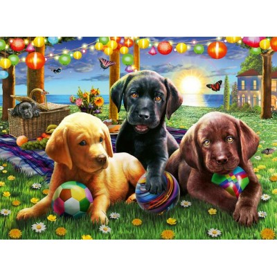 Ravensburger - Casse-tête Pique-nique des chiens 100 XXL pièces