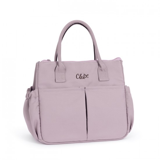 Boîte à lunch style sac à main Cléo lilas