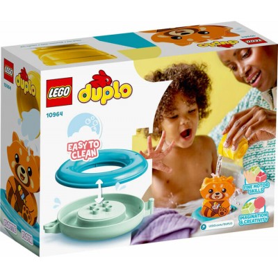 Lego Duplo - Jouet de bain : le panda roux flottant