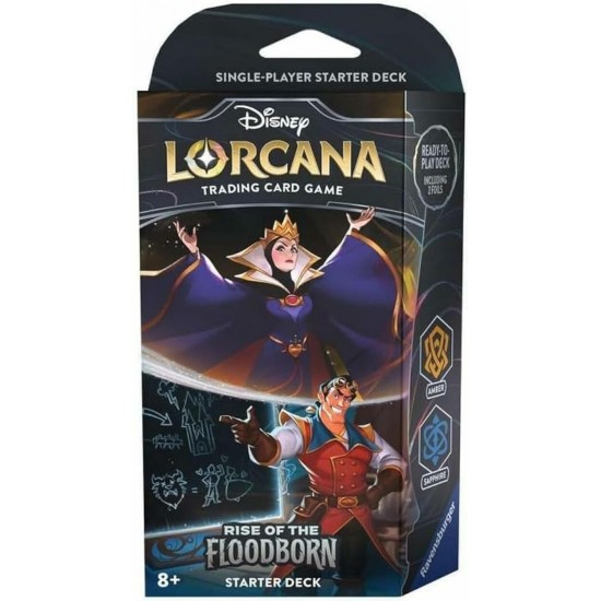 Disney Lorcana - Rise of the floodborn Starter deck (Saphir - Amber)