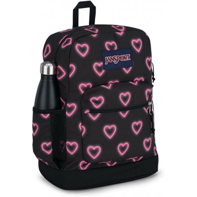 JanSport - Sac à dos Cross town plus Happy Hearts black