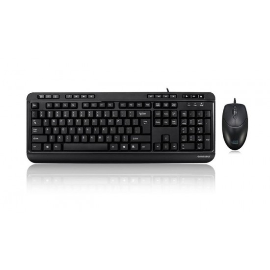 Combo Clavier/Souris Adesso AVEC fils antimicrobien Canadien Français