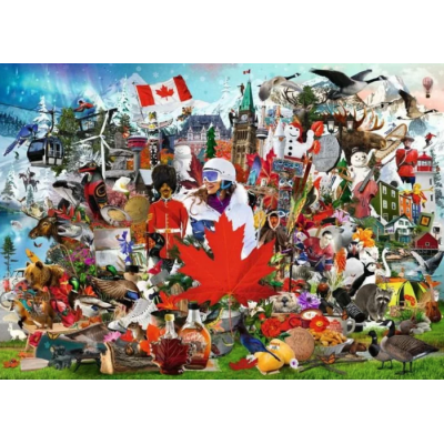 Ravensburger - Casse-tête Oh, Canada 1000 pièces