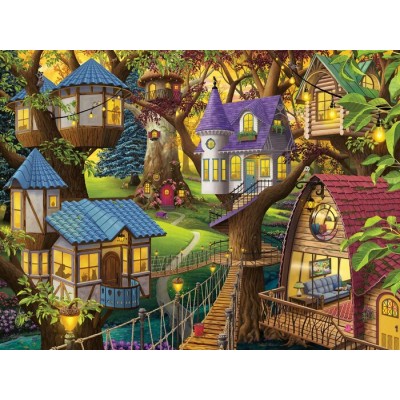 Ravensburger - Casse-tête Twilight in the Treetops 1500 pièces