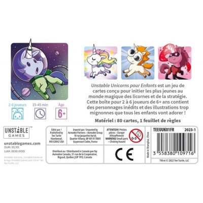 Unstable Unicorns pour enfants V.F.