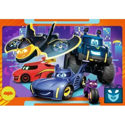 Ravensburger - Casse-tête Batwheels prêt pour l'action 2 x 24 pièces