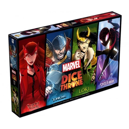 Dice Throne Marvel - Scarlet witch vs Thor vs Loki vs Spider-Man V.F.