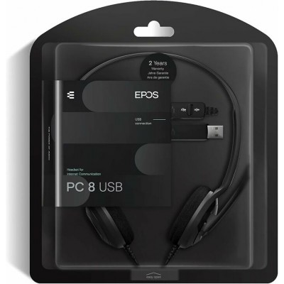 Epos - Casque d'écoute avec micro USB Pc 8 
