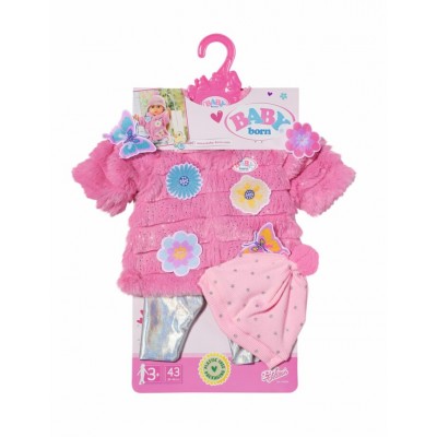 Baby Born - Ensemble de manteau rose 