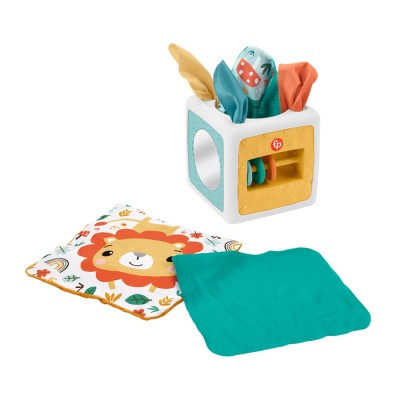 Fisher-Price - Cube d'activités mouchoirs amusants
