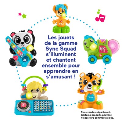 Fisher-Price - Mon guitariste Matthieu avec sons et lumières (Sync Squad)