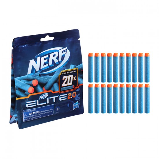 Hasbro - Nerf Elite 2.0 Recharge de 20 fléchettes