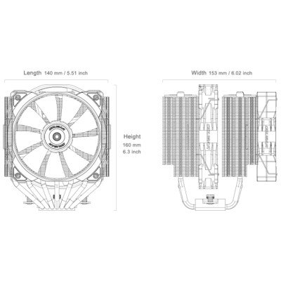 Ventilateur pour ordinateur Cougar Forza 135