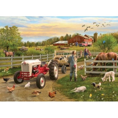 Eurographics - Casse-tête Le tracteur ford du fermier 1000 pièces
