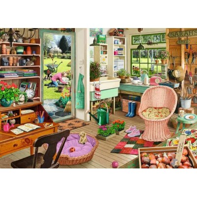 Ravensburger - Casse-tête Maison de jardin 1000 pièces