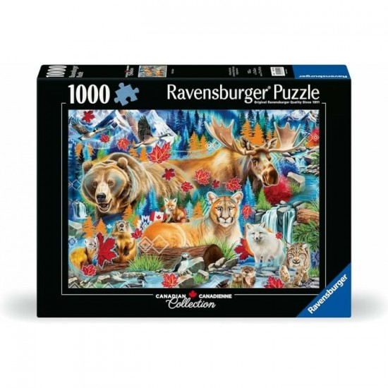 Ravensburger - Casse-tête Animaux du Canada 1000 pièces